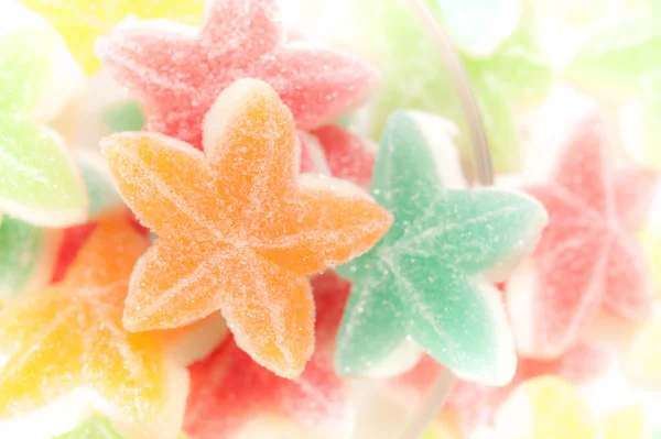 Jelly candies star — Zdjęcie stockowe