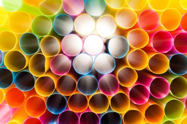 renkli plastik çubuk