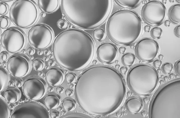 Burbujas de agua iluminación de luz abstracta en blanco y negro — Foto de Stock