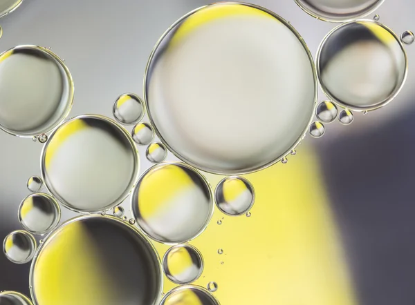 Burbujas de agua iluminación de luz abstracta — Foto de Stock