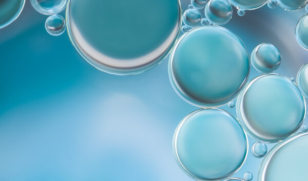 water bubbles abstract light illumination