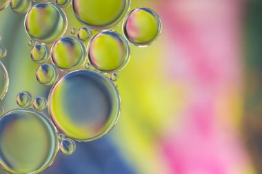 su kabarcıkları soyut ışık aydınlatma