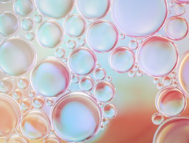 su kabarcıkları soyut ışık aydınlatma