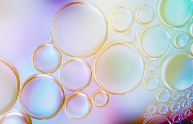 su kabarcıkları soyut ışık aydınlatma