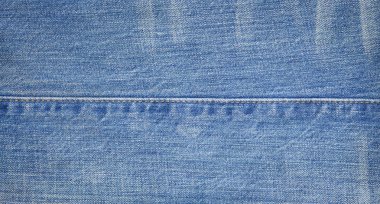denim jeans doku dikişleri ile closeup