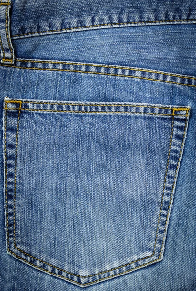 Nahaufnahme der Textur Hintergrund Jeans, Tasche Detail — Stockfoto