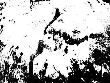 Siyah beyaz grunge. Tehlike örtüsü dokusu. Soyut yüzey tozu ve kaba duvar arkaplanı kavramı. Sıkıntı illüstrasyonu, grunge etkisi yaratmak için basitçe nesnenin üzerine yerleştirilir. Vektör EPS10.