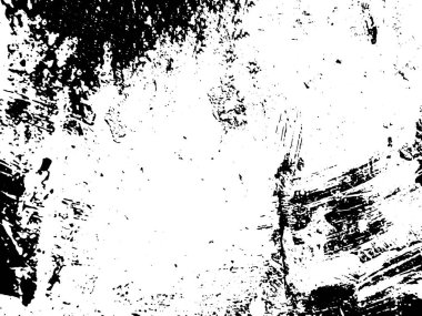 Siyah beyaz grunge. Tehlike örtüsü dokusu. Soyut yüzey tozu ve kaba duvar arkaplanı kavramı. Sıkıntı illüstrasyonu, grunge etkisi yaratmak için basitçe nesnenin üzerine yerleştirilir. Vektör EPS10.