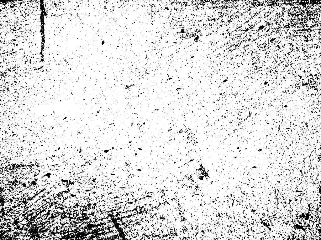 Black and white grunge. Distress overlay texture. Abstract surface dust and rough dirty wall background concept. Distress illustration simply place over object to create grunge effect. Vector EPS10.