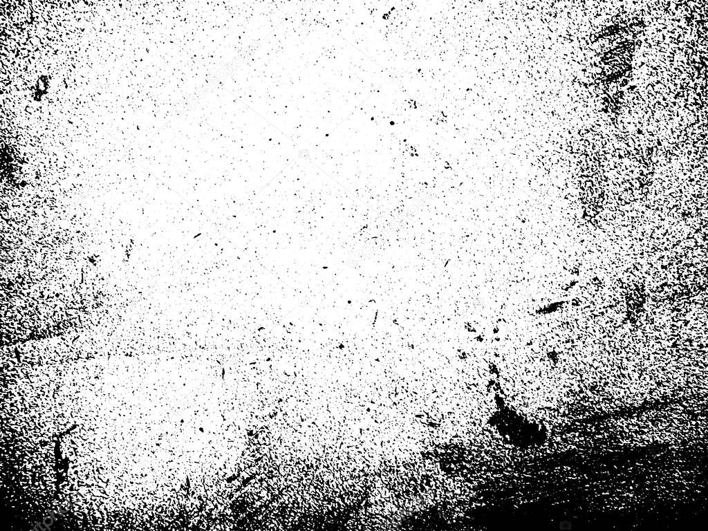 Black and white grunge. Distress overlay texture. Abstract surface dust and rough dirty wall background concept. Distress illustration simply place over object to create grunge effect. Vector EPS10.