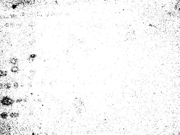 Grunge Noir Blanc Texture Superposition Détresse Poussière Surface Abstraite Concept — Image vectorielle