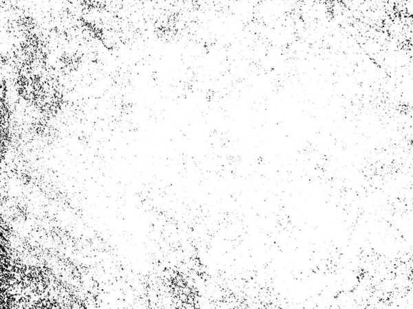 Grunge Noir Blanc Texture Superposition Détresse Poussière Surface Abstraite Concept — Image vectorielle