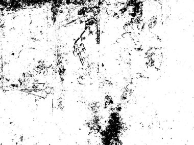 Siyah beyaz grunge. Tehlike örtüsü dokusu. Soyut yüzey tozu ve kaba duvar arkaplanı kavramı. Sıkıntı illüstrasyonu, grunge etkisi yaratmak için basitçe nesnenin üzerine yerleştirilir. Vektör EPS10.