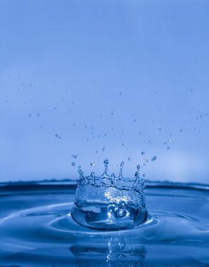 taç gibi su sıçrama