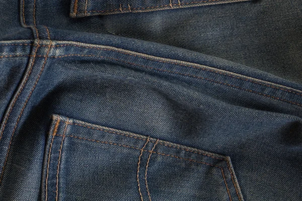 Detal z tyłu jeansów — Zdjęcie stockowe
