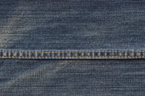 Jeans textura cu cusături — Fotografie, imagine de stoc