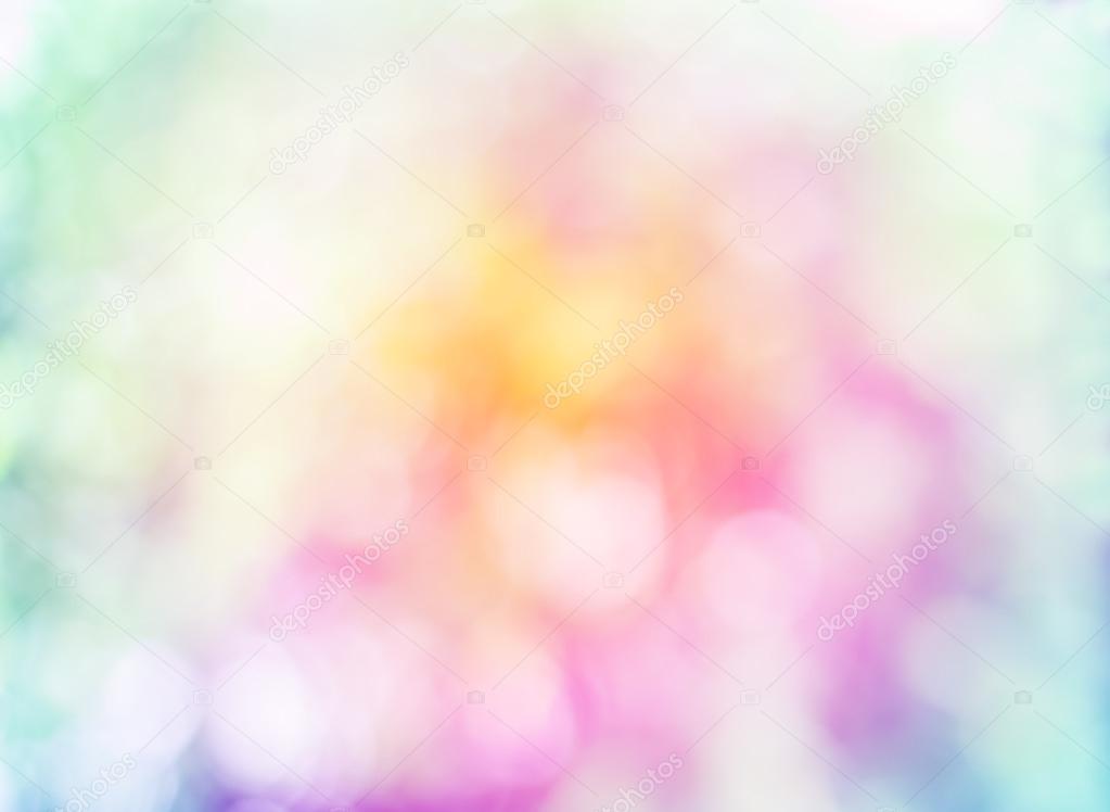 Abstract Bokeh of tree color for background