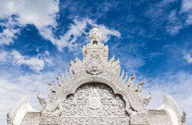 Geleneksel Tay tarzı sıva City ayağı tapınak içinde sanatı