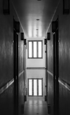 İç daire geçiş siyah ve beyaz arka plan üzerinde