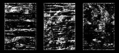 Siyah beyaz grunge. Tehlike örtüsü dokusu. Soyut yüzey tozu ve kaba duvar arkaplanı kavramı. Sıkıntı illüstrasyonu, grunge etkisi yaratmak için basitçe nesnenin üzerine yerleştirilir. Vektör EPS10.