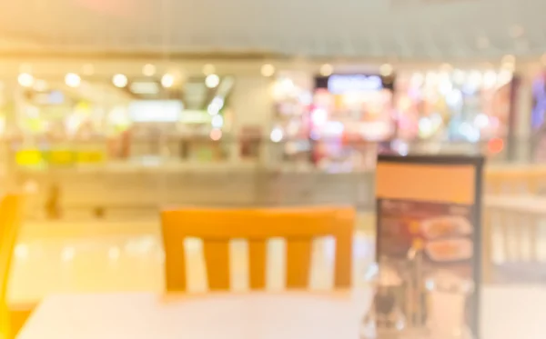 stock image abstract blur background of restaurant in the shopping mall with