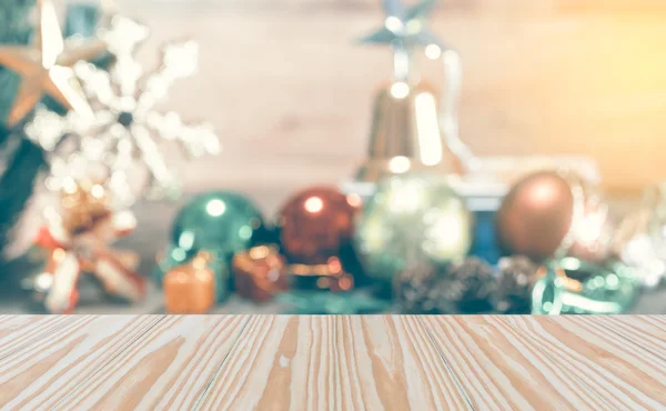 Abstracto borroso de fondo de decoración de Navidad, Plantilla mo — Foto de Stock