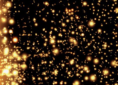 abstact ışıltı kar taneleri ve yıldız ile Noel arka plan bir