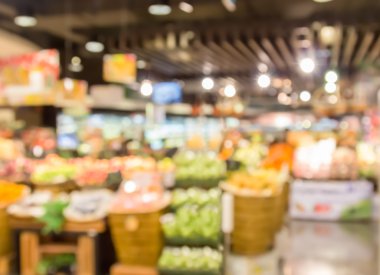 süpermarket alışveriş arka plan bulanıklık