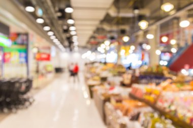 süpermarket alışveriş arka plan bulanıklık