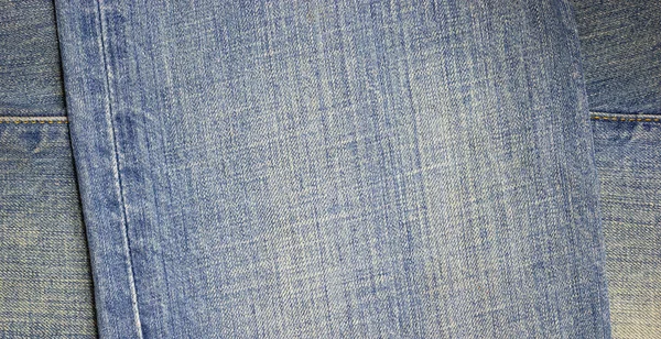Closeup view to abstract space of empty jean texture for the bus — Stock Photo, Image