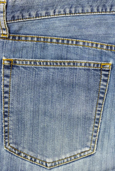 Nahaufnahme der Textur Hintergrund Jeans, Tasche Detail — Stockfoto