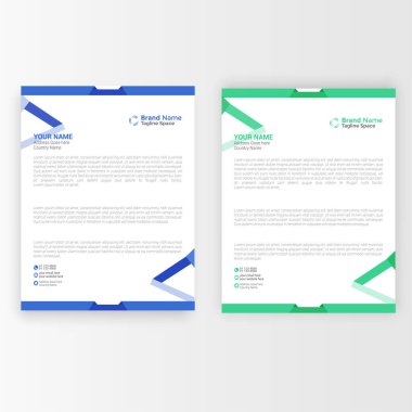 Soyut Harf Başlığı Tasarımı. Modern Business Letterhead Tasarımı. Yaratıcı Şablon Tasarımı. Mektup Başlığı Paketi. Şirket Harf Başlığı Tasarımı.