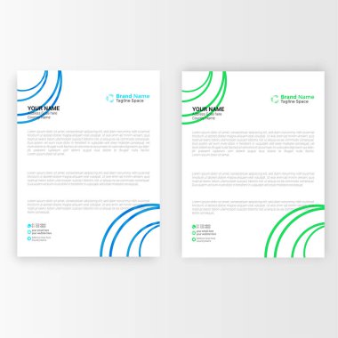 Soyut Harf Başlığı Tasarımı. Modern Business Letterhead Tasarımı. Yaratıcı Şablon Tasarımı. Mektup Başlığı Paketi. Şirket Harf Başlığı Tasarımı.