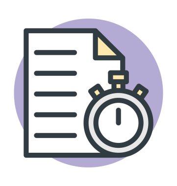 Stopwatch vektör simgesi