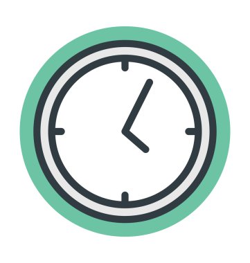 Saat vektör simgesi