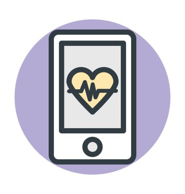 Tıbbi App vektör simgesi