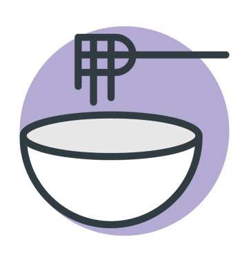 Erişte vektör simgesi