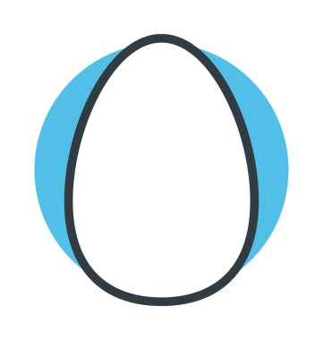 yumurta vektör simgesi