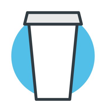 Suyu Kupası vektör simgesi