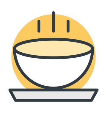 Çorba vektör simgesi