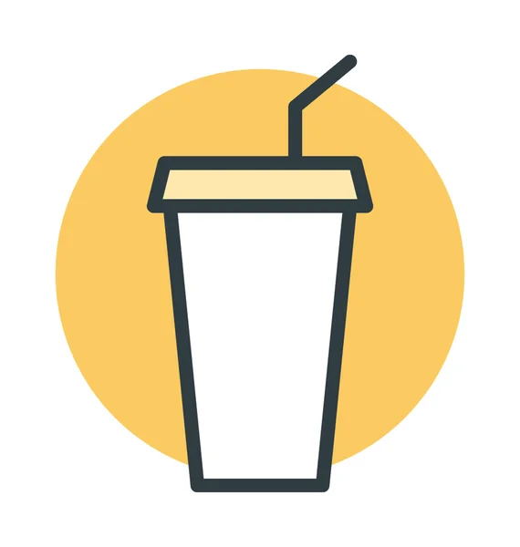 Vector de taza de jugo icono — Vector de stock