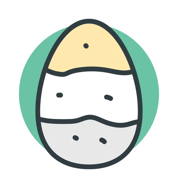Ícone vetor de ovo de Páscoa —  Vetores de Stock