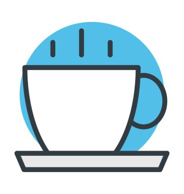 Sıcak çay vektör simgesi