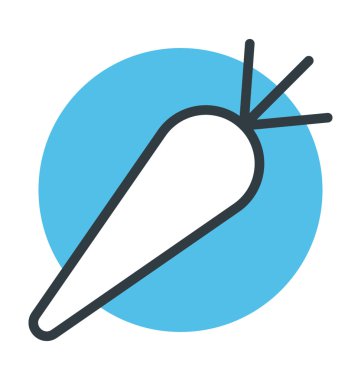 havuç vektör simgesi