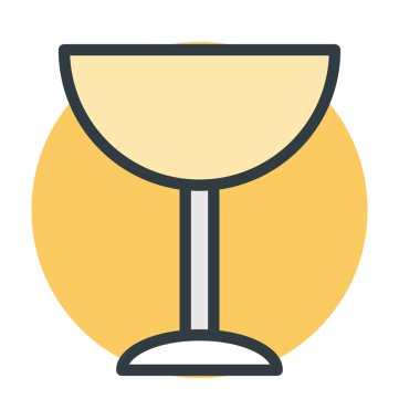 şarap cam vektör simgesi