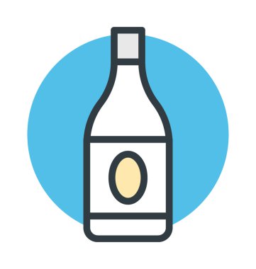 şarap şişesi vektör simgesi