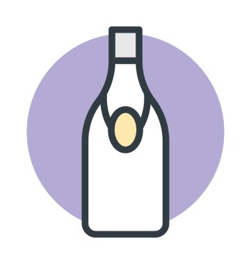 Şampanya vektör simgesi