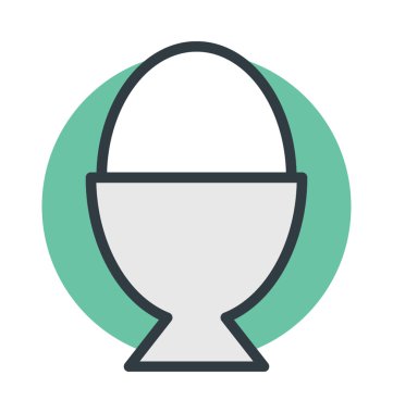 Yumurta Kupası vektör simgesi