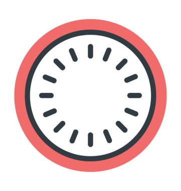 Portakal dilim vektör simgesi