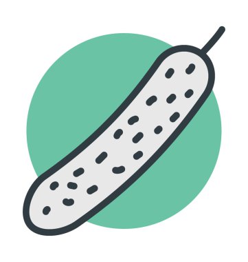 Bitter kabak vektör simgesi